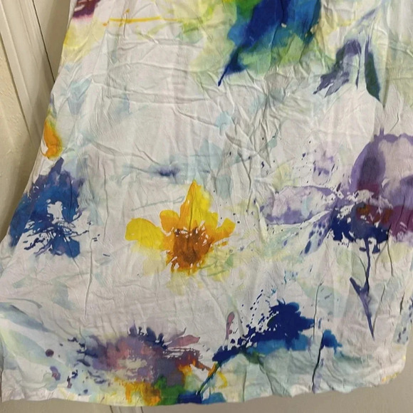 EUC Jams World Hely Heavenly Watercolor Splatter Floral Painted Dress Small - Picture 3 of 7